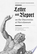 Letter and Report on the discoveries at Herculaneum /