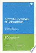 Arithmetic complexity of computations /