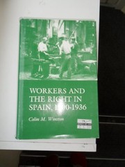 Workers and the right in Spain, 1900-1936 /