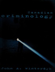 Canadian criminology /