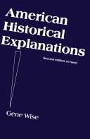 American historical explanations : a strategy for grounded inquiry /