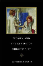 Women and the genesis of Christianity /