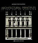 Architectural principles in the age of humanism /
