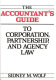 The accountant's guide to corporation, partnership, and agency law /