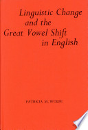 Linguistic change and the great vowel shift in English /