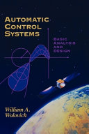 Automatic control systems : basic analysis and design /