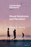 Moral relativism and pluralism /