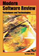 Modern software review : techniques and technologies /