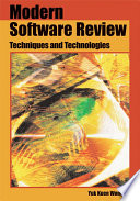 Modern software review : techniques and technologies /