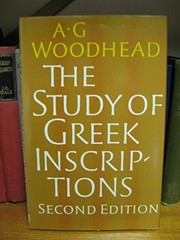 The study of Greek inscriptions /