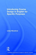 Introducing course design and English for specific purposes /