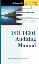 ISO 14001 auditing manual /