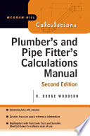 Plumber's and pipe fitter's calculations manual /