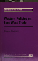 Western policies on East-West trade /