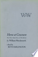 Home at Grasmere : part first, book first, of The recluse /