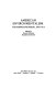 American environmentalism : the formative period, 1860-1915 /