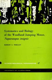 Systematics and biology of the woodland jumping mouse, Napaeozapus insignis /