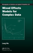 Mixed effects models for complex data /