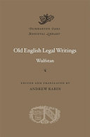 Old English legal writings /