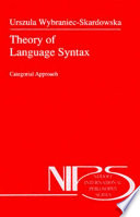 Theory of language syntax : categorial approach /