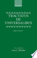 Tractatus de universalibus /