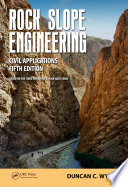 Rock slope engineering : civil applications /