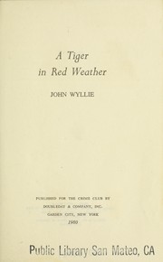 A tiger in red weather /