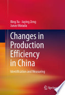 Changes in production efficiency in China : identification and measuring /