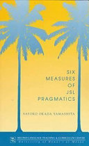 Six measures of JSL pragmatics /