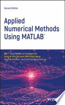 Applied numerical methods using MATLAB® /