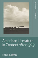 American literature in context after 1929 /