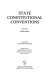 State constitutional conventions, 1959-1975 : a bibliography /