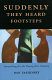 Suddenly they heard footsteps : storytelling for the twenty-first century /