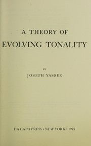 A theory of evolving tonality /