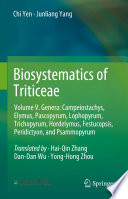 Biosystematics of Triticeae : Volume V. Genera: Campeiostachys, Elymus,Pascopyrum, Lophopyrum, Trichopyrum, Hordelymus, Festucopsis, Peridictyon, and Psammopyrum /