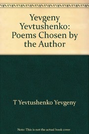 Poems chosen by the author /