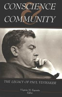 Conscience & community : the legacy of Paul Ylvisaker /