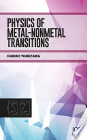 Physics of metal-nonmetal transitions /