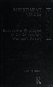 Impertinent voices : subversive strategies in contemporary women's poetry /