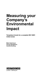 Measuring your company's environmental impact : templates & tools for a complete ISO 14001 initial review /