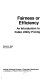 Fairness or efficiency : an introduction to public utility pricing /