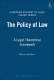 The policy of law : a legal theoretical framework /