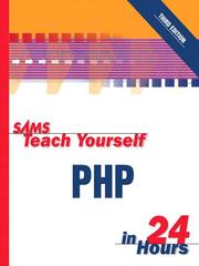 Sams teach yourself PHP in 24 hours /