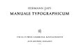 Manuale typographicum.