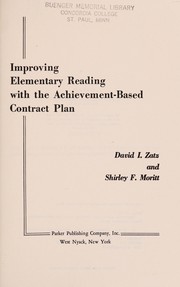 Improving elementary reading with the achievement-based contract plan /