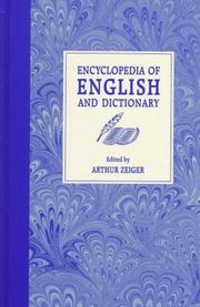 Encyclopedia of English and dictionary of grammar, usage, spelling, punctuation, pronunciation-- /