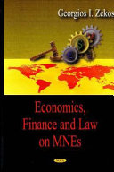 Economics, finance and law on MNEs /