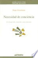 Necesidad de conciencia : un modo de construir conocimiento /