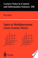 Topics in multidimensional linear systems theory /