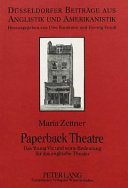 Paperback theatre : das Young Vic und seine Bedeutung für das englische Theater /